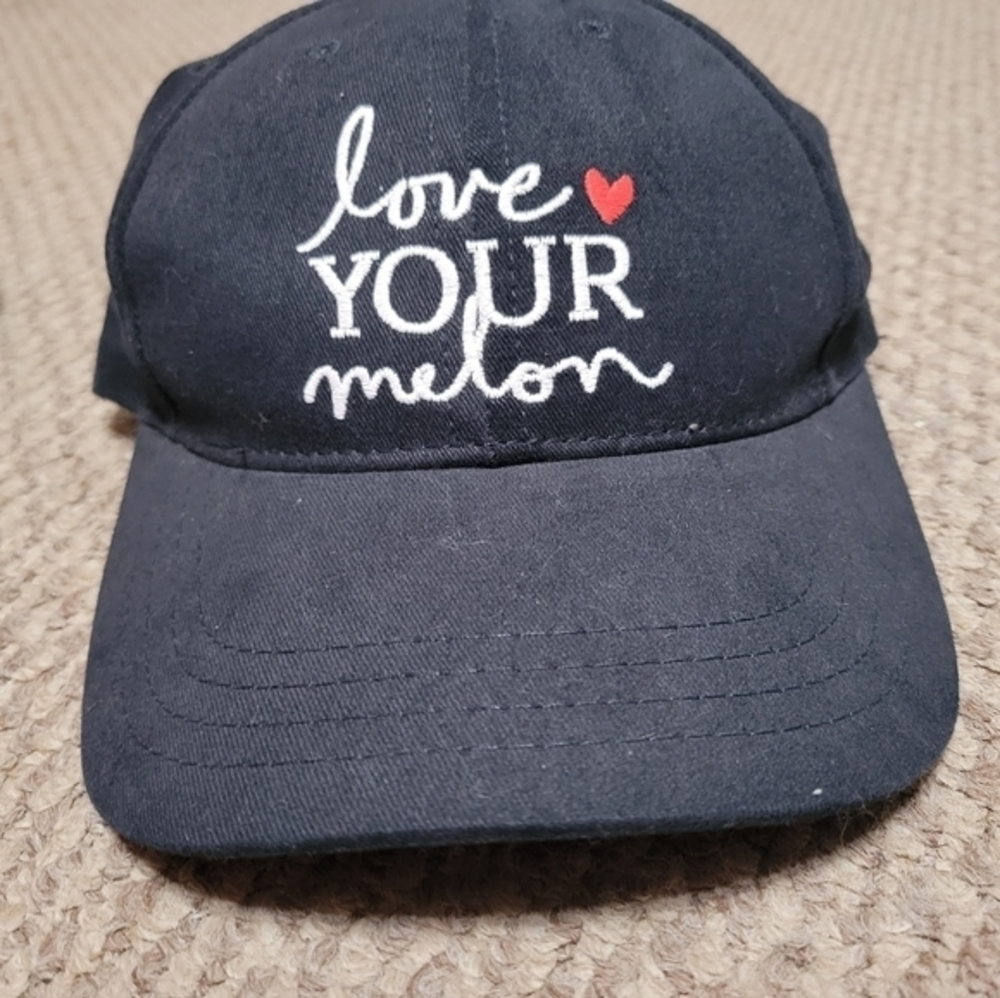 Love Your Melon ladies black cap